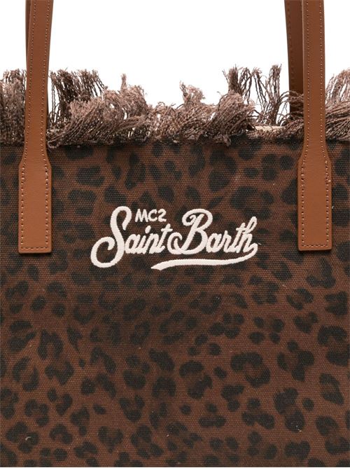 Borsa donna City Bag Fringe media animalier MC2 SAINT BARTH | CITY bag m fringe00588L